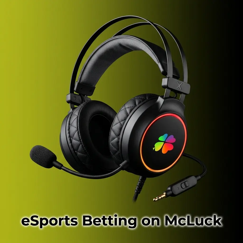 McLuck eSports betting section featuring competitive gaming titles with pre-match and live betting markets for US players