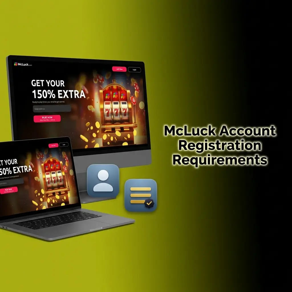 McLuck account registration requirements including age limit, US residency, one account per person, and identity verification rules