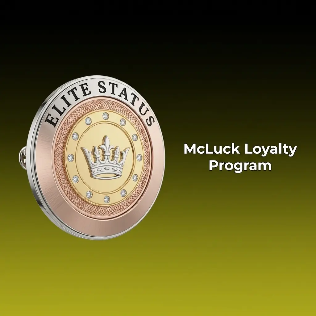 McLuck tiered loyalty program rewarding players with Gold Coins, exclusive promotions, and Sweeps Coins for consistent gameplay