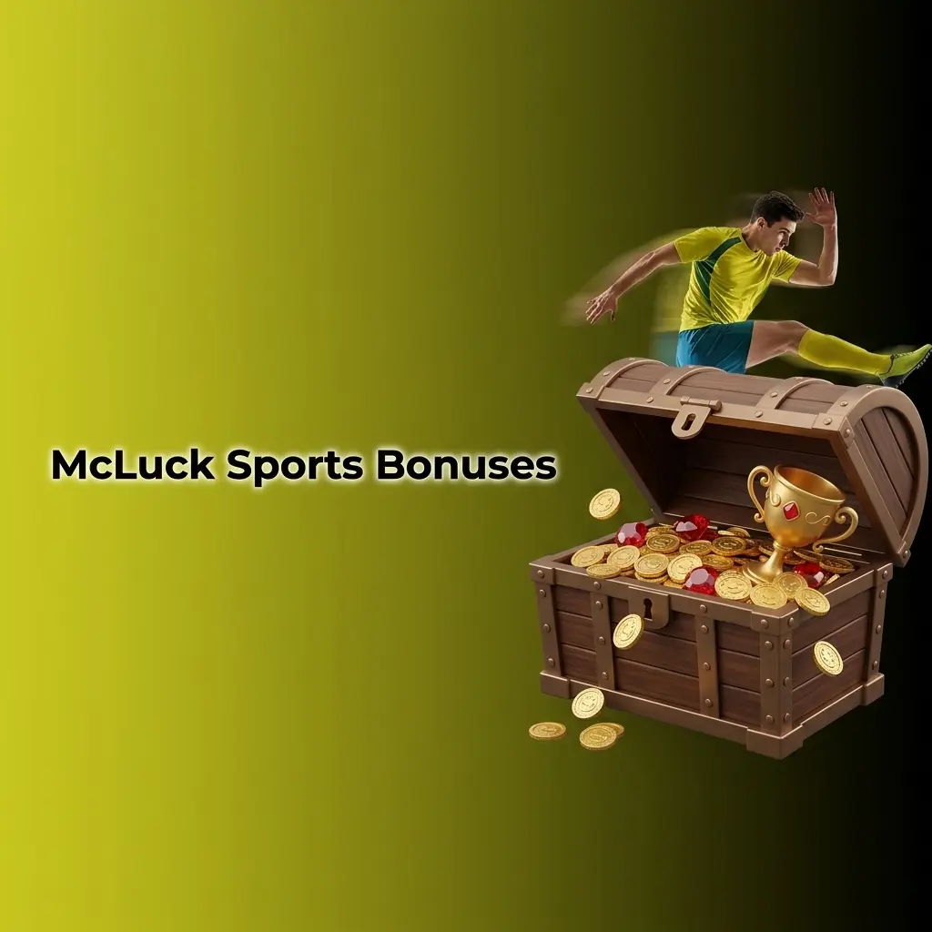 McLuck Sports bonuses for US players covering NFL, NBA, MLB, and NHL sportsbook promotions