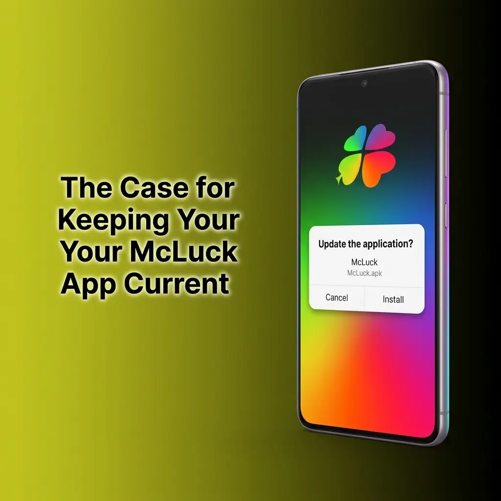 McLuck app update on Android device showing casino games, security patches, and sportsbook features for optimal performance